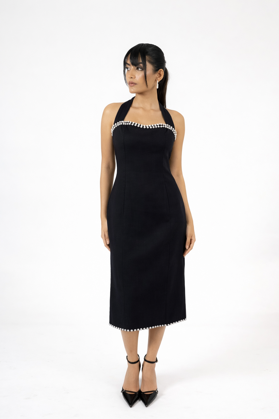 Audrey Pearl Midi Dress